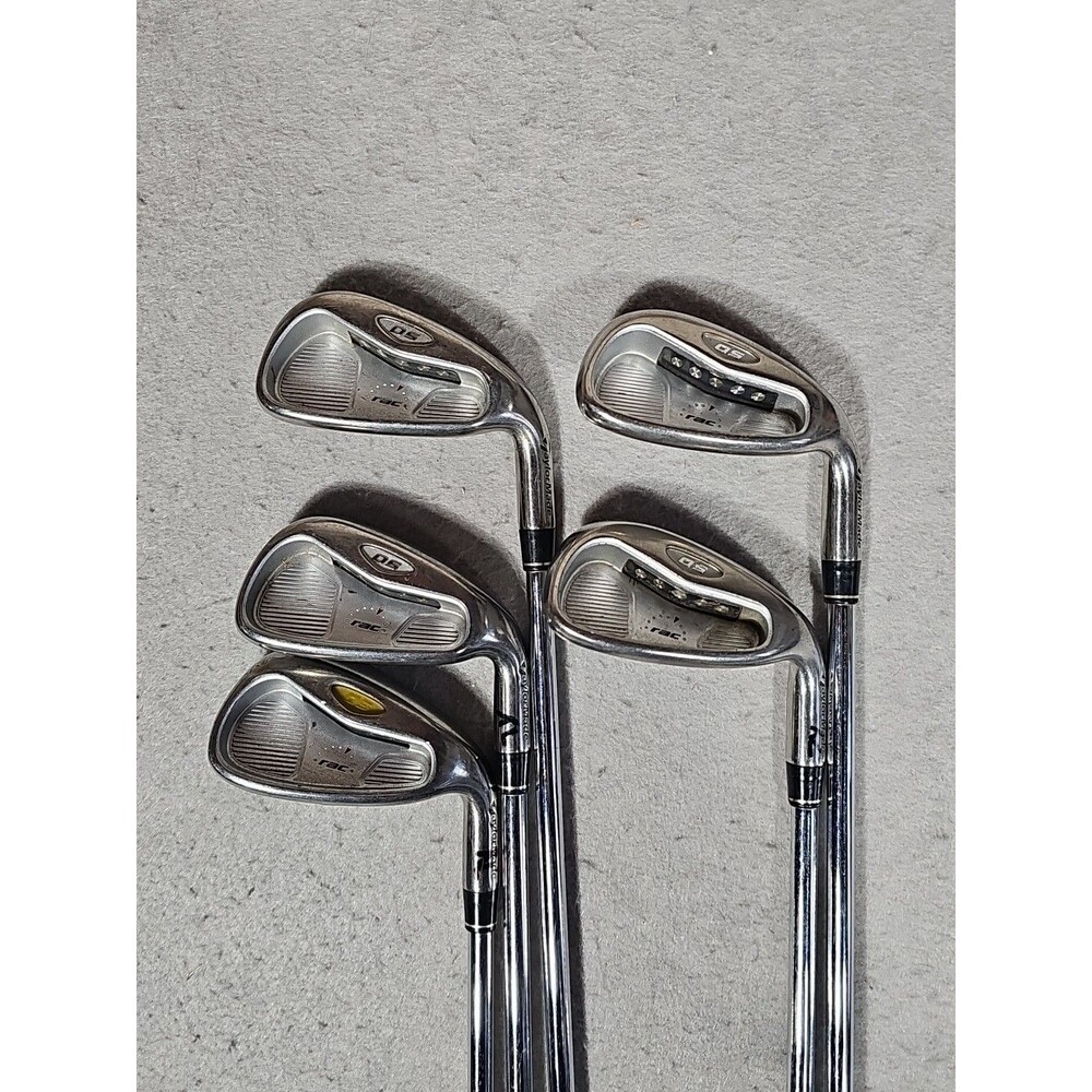 TaylorMade RAC OS Iron Set 6-PW RH Standard Regular Flex Steel Shaft Good Golf